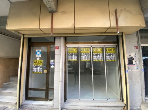 GOP MEYDANA YÜRÜME MESAFESİNDE KİRLAIK 20m2 HER İŞE UYGUN DÜKKAN & MAĞAZA
